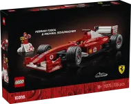 11375serult - LEGO Icons - Ferrari F2004 és Michael Schumacher - Sérült dobozos!