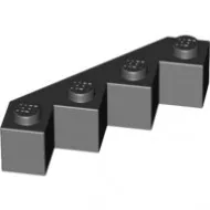 14413c11 - LEGO fekete sarokelem kocka 4 x 4 méretű