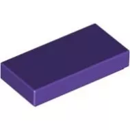 3069bc89 - LEGO sötétlila csempe 1 x 2 méretű