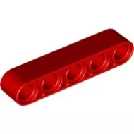 32316c5 - LEGO piros technic emelőkar 1 x 5 méretű