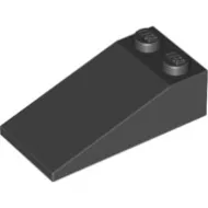 30363c11 - LEGO fekete kocka 18° lejtő 4 x 2 méretű