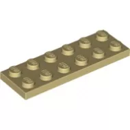 3795c2 - LEGO világos krémszínű (tan) lap 2 x 6 méretű