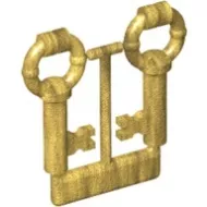 40359c115 - LEGO gyöngyház arany kulcs 2 db / csomag