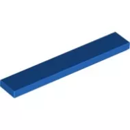 6636c7 - LEGO kék csempe 1 x 6 méretű
