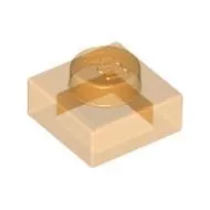 3024c98 - LEGO átlátszó narancssárga lap 1 x 1 méretű