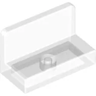 4865bc12 - LEGO átlátszó fal lekerekített sarkokkal 1 x 2 x 1 méretű
