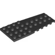 14181c11 - LEGO fekete lap 4 x 9 méretű, 2 oldalon lecsapott