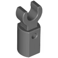11090c85 - LEGO sötétszürke rúd tartó klipsszel