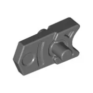 15392c85 - LEGO sötétszürke minifigura fegyver elsütő
