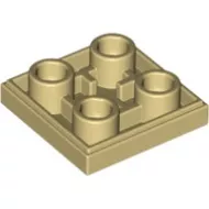 11203c2 - LEGO világos krémszínű (tan) inverz csempe 2 x 2 méretű