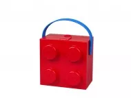 40240001 - LEGO Tároló doboz 2x2-es, szendvics tartó doboz, piros színben, füllel