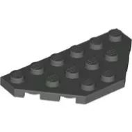 2419c85 - LEGO sötétszürke lap 6 x 3 méretű levágott sarkokkal