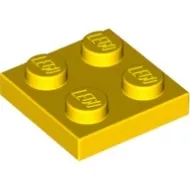 3022c3 - LEGO sárga lap 2 x 2 méretű