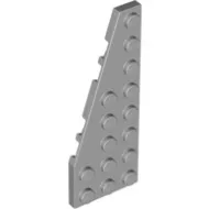 50305c86 - LEGO világosszürke lap 3 x 8 méretű, lecsapott, balos