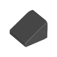 54200c11 - LEGO fekete lap 1 x 1 x 2/3 méretű, lejtő