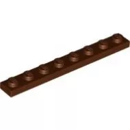 3460c88 - LEGO vörösesbarna lap 1 x 8 méretű