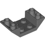 4871c85 - LEGO sötétszürke kocka 45° duplán inverz 4 x 2 méretű