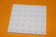 3958c1 - LEGO fehér lap 6 x 6 méretű