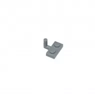 4623c86 - LEGO világos szürke lap 1 x 2 méretű, felfelé néző horoggal