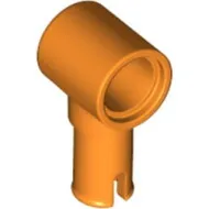 15100c4 - LEGO narancssárga technic pin és foglalat elforgatva