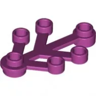 2423c71 - LEGO magenta növény-ág 4x3 méretű - 4 db/csomag
