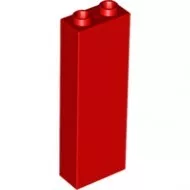 2454c5 - LEGO piros kocka 1 x 2 x 5 méretű