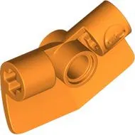 2457c4 - LEGO narancssárga technic panel #3, íves 2 x 3 x 1 méretű