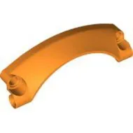 2459c4 - LEGO narancssárga technic panel, íves 9 x 2 x 3 méretű sárvédő íves tetővel