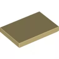 26603c2 - LEGO világos krémszínű (tan) csempe 2 x 3 méretű