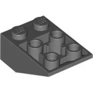 2752c85 - LEGO sötétszürke kocka inverz 33° elem 3 x 2 méretű
