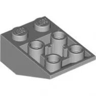 2752c86 - LEGO világosszürke kocka inverz 33° elem 3 x 2 méretű