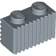 2877c55 - LEGO homokkék kocka 1 x 2 méretű csíkozott