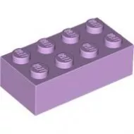 3001c154 - LEGO 2 x 4 kocka, levendula színű