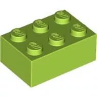 3002c34 - LEGO lime kocka 2 x 3 méretű