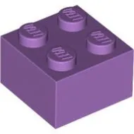 3003c157 - LEGO 2 x 2 kocka, közepes levendula