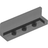 30413c251 - LEGO átlátszó fekete fal elem 1 x 4 x 1 méretű