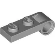 3172c86 - LEGO világosszürke lap pin csatlakozóval az alján, 1 x 2 méretű