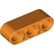32523c4 - LEGO narancssárga technic emelőkar 1 x 3 méretű