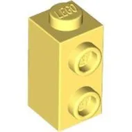 32952c103 - LEGO élénk világos sárga kocka 1 x 1 x 1 2/3 méretű 1 oldalán 2 bütyökkel