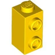 32952c3 - LEGO sárga kocka 1 x 1 x 1 2/3 méretű 1 oldalán 2 bütyökkel