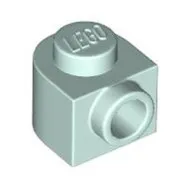 3386c152 - LEGO világos aqua kocka 1 x 1 x 2/3 méretű, kerek, oldalán 1 bütyökkel