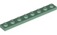 3460c48 - LEGO homokzöld lap 1 x 8 méretű
