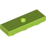35459c34 - LEGO lime inverz csempe 1 x 3 méretű, lyukkal a közepén