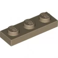 3623c69 - LEGO sötét krémszínű lap 1 x 3 méretű