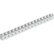 3703c1 - LEGO fehér technic kocka 1 x 16 méretű