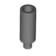 37762c85 - LEGO sötétszürke minifigura gyertya, szár