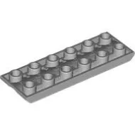 3776c86 - LEGO világosszürke technic invertált kocka 2 x 6 méretű fogasléc