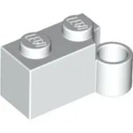 3831c1 - LEGO fehér zsanér kocka alj 1 x 2 méretű