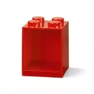 41141730 - LEGO Kocka Polc, 4 bütyökkel, piros