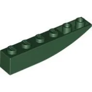 42023c80 - LEGO sötétzöld inverz lejtő 6 x 1 méretű